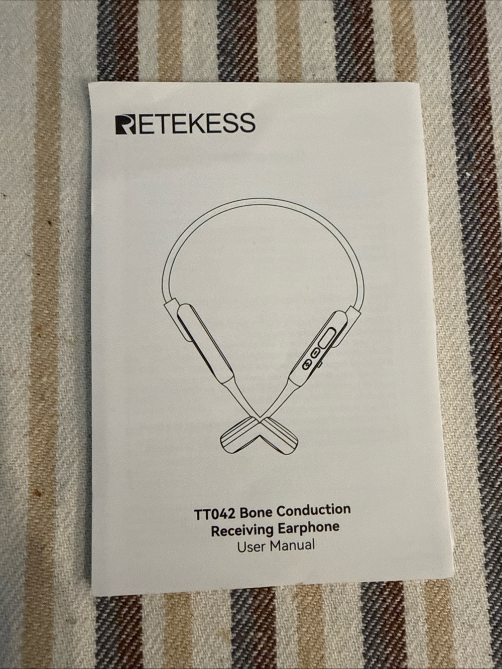 TT042 Bone Conduction Earphones - White